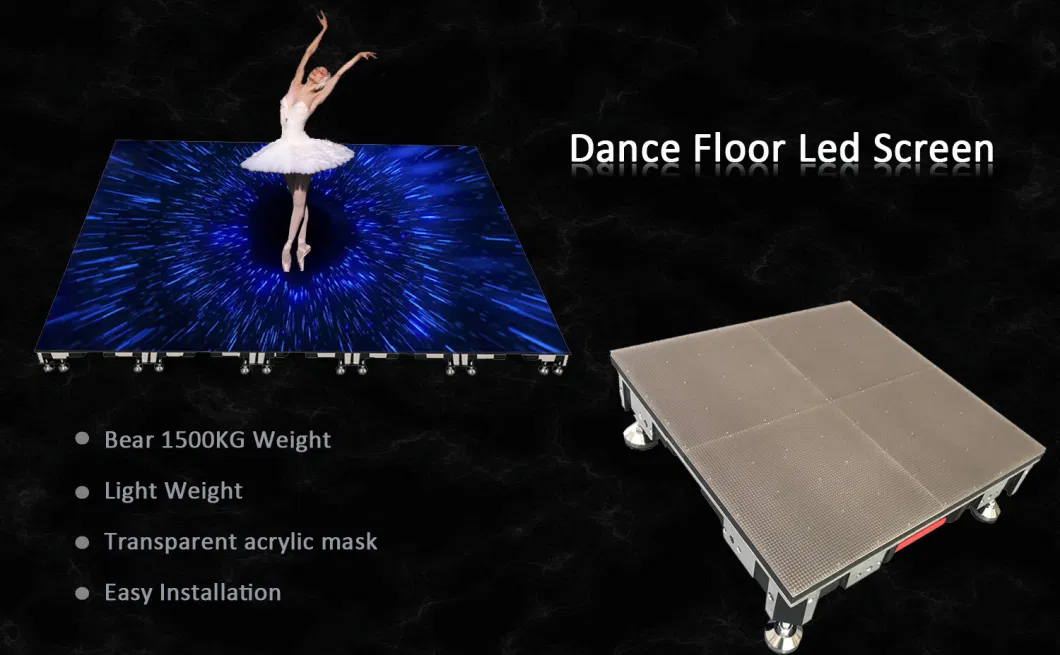 High Quality Indoor Waterproof LED Dance Floor Screen Display for Stage