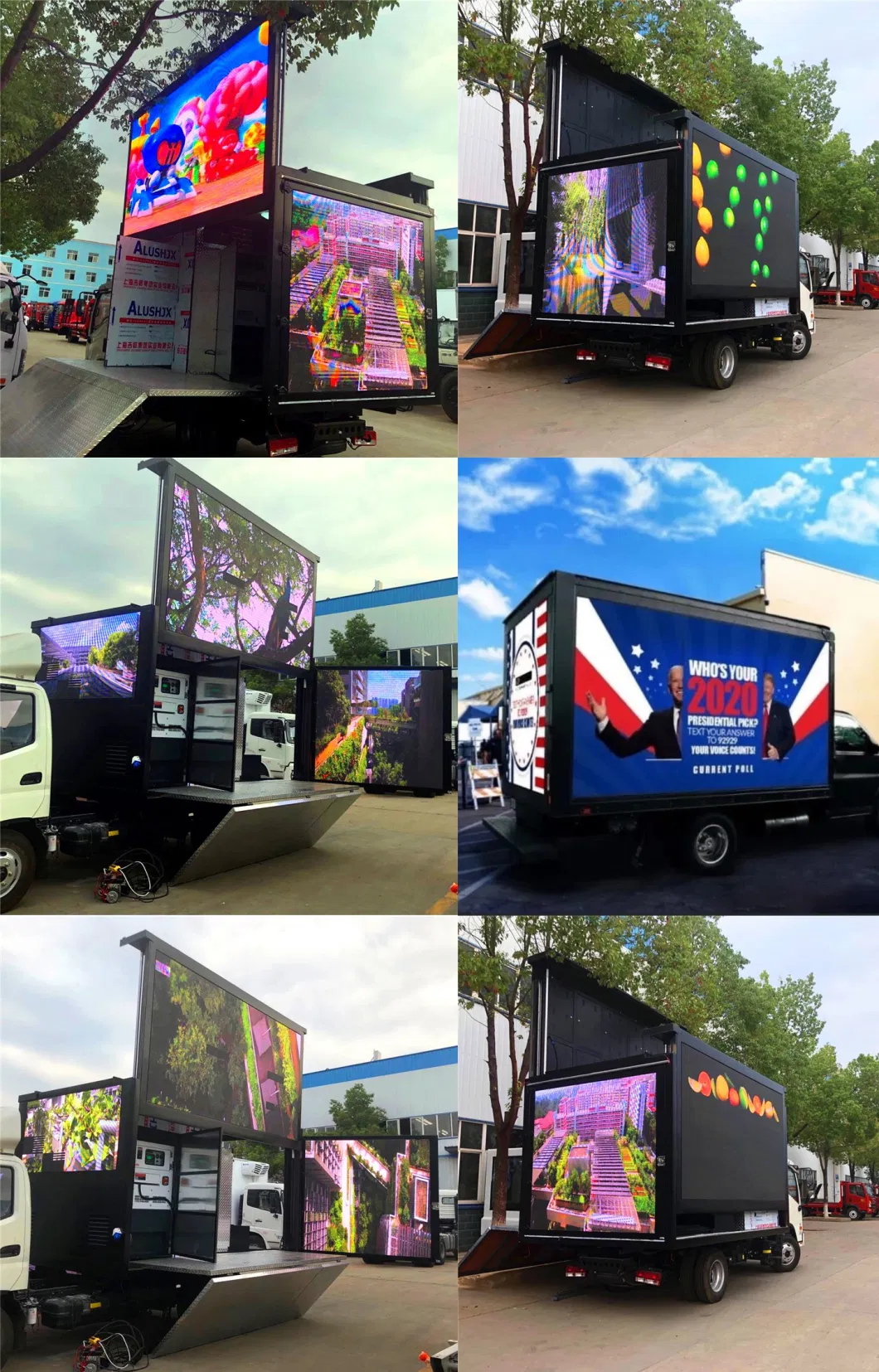 Full Color Mobile Outdoor LED Screen Advertising Truck/Trailer LED Display
