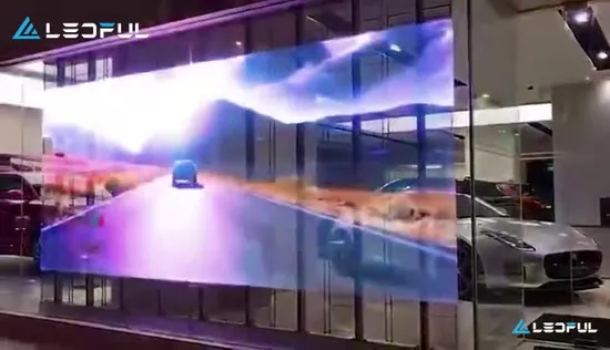 Pixel Pitch P2.6/P3.9 High Brightness Transparent LED Display