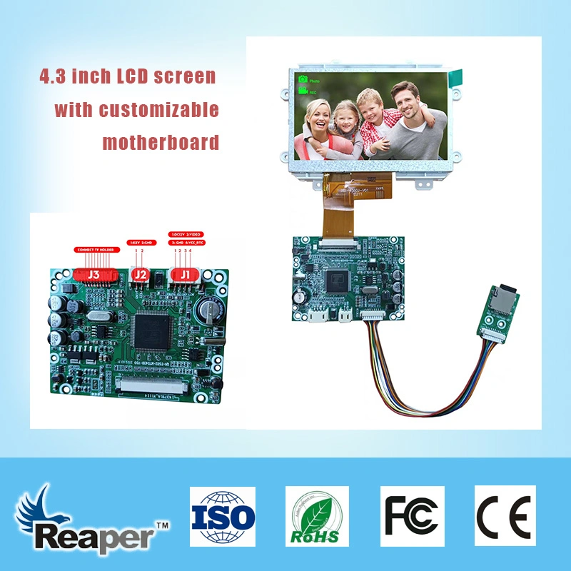 4.3inch LCD Display with 800X480 IPS Viewing RGB 40pin Optional CTP or Rtp Apply for Industrial/Medical/Equipment/Automative