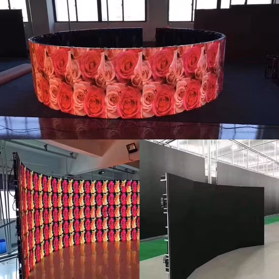 Creative Indoor P1.67 SMD China LED Video Wall Display Flexible