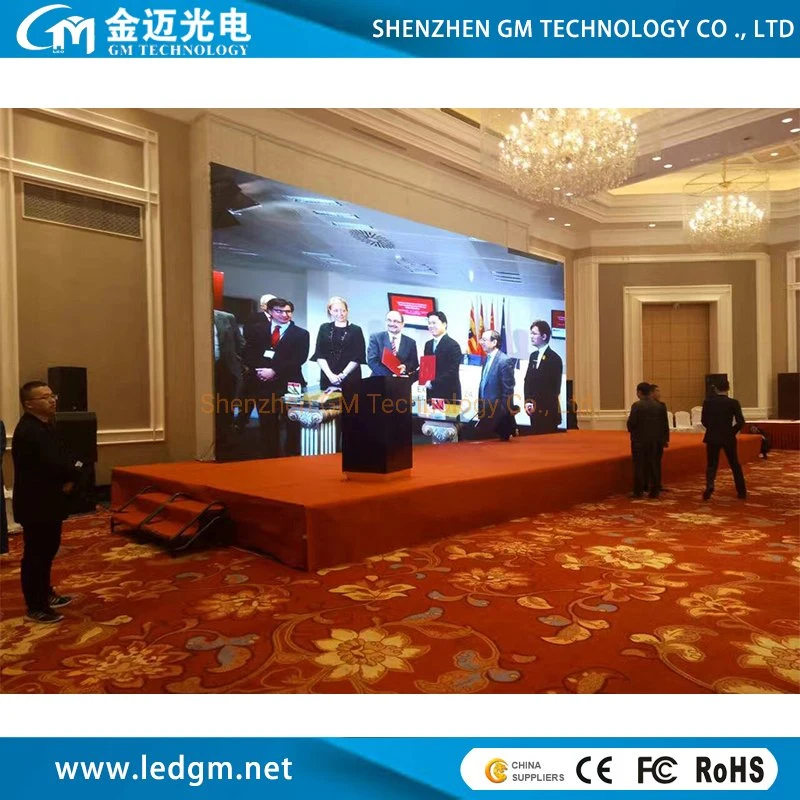 P2 Ultra High Definition Fully Front Service Indoor Fixed Full-Color Picture Fine Pitch LED Display in Meeting Room