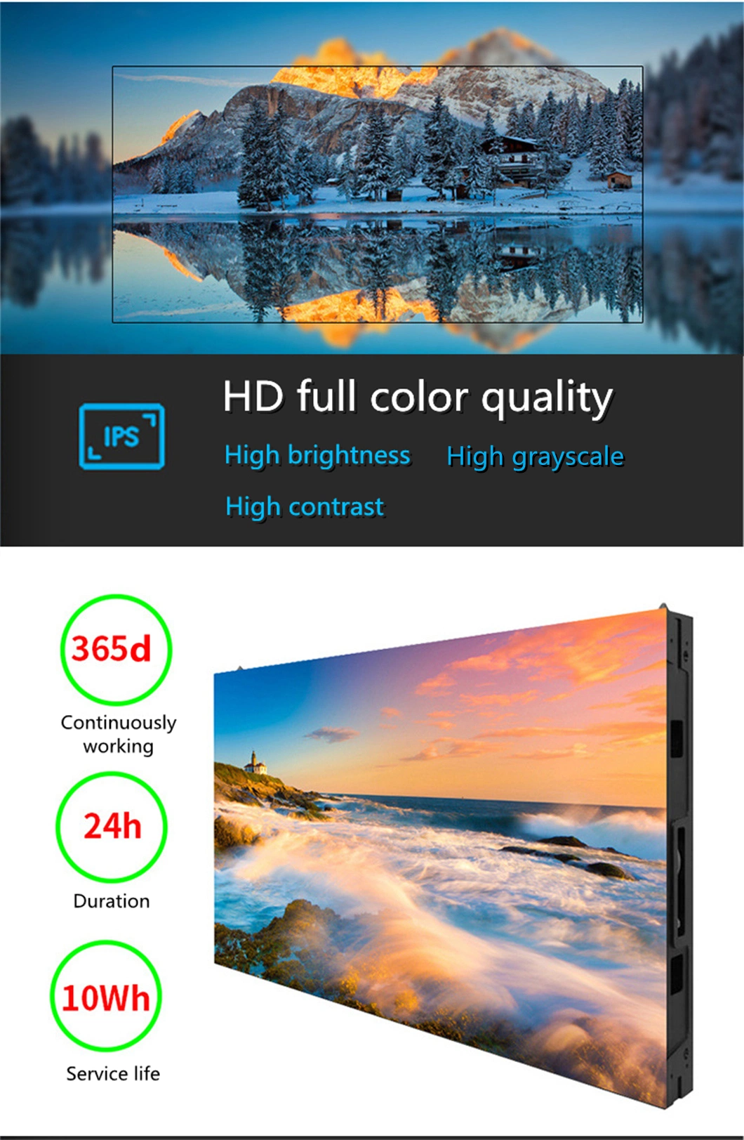 Dragonworth 4K 8K Resolution Fine Pixel LED Display Manufacturer Indoor Small Pixel Pitch LED Display