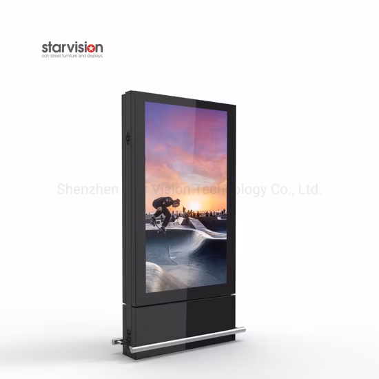 Waterproof Advertising Kiosk Double Sided Outdoor Digital Signage LCD Display for Airport