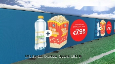 Outdoor Advertising Fixed Stadium Perimeter P10 Waterproof LED Display